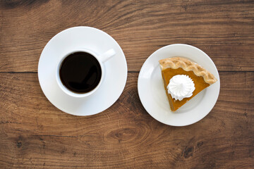 Pumpkin Pie and Coffee