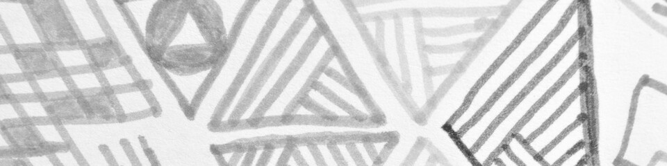 Patterns Africans. Panoramic Grunge Bohemian. 