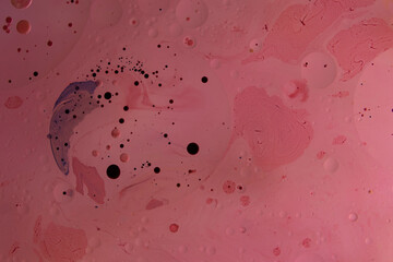 Organic fluids. Series of photographs of fluids. Abstract backgrounds. Simulation of organic fluids with paint, water and oil. Macro photography. Backgrounds for presentations.