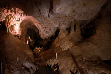 Impressive cave in Frasassi, Italy