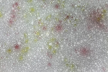 Chemical structures. Series of photographs of bubbles. Abstract backgrounds. Simulation of organic structures with water and detergent. Macro photography. Backgrounds for presentations.
Blur effect on