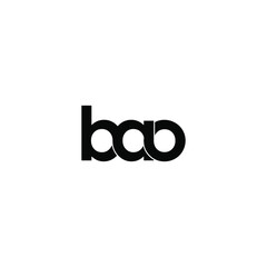 bao letter original monogram logo design