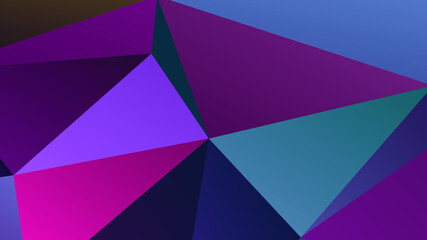 Obraz premium Abstract Color Polygon Background Design, Abstract Geometric Origami Style With Gradient. Presentation, Website, Backdrop, Cover, Banner, Pattern Template