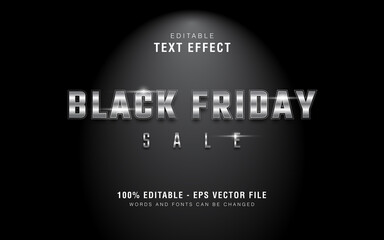Graphic Style Silver Black Friday Sale Text