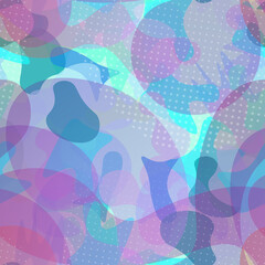 Camouflage Seamless Pattern. Summer Sports 