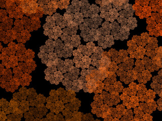 surreal futuristic digital 3d design art abstract background fractal illustration for meditation and decoration wallpaper