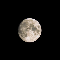 Obraz na płótnie Canvas Near full moon