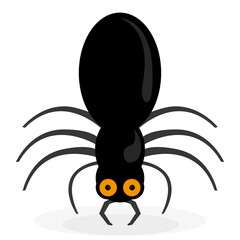 Scary spider icon. Animal icon. Halloween holiday - Vector