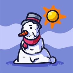 snowman illustration