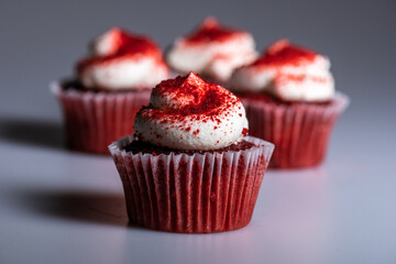 Red Velvet Cupcake Standing Out
