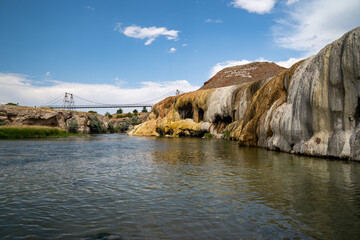 Hot Springs State Park in Thermopolis Wyoming USA