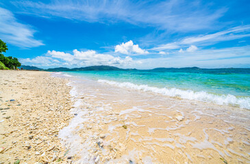 電信屋跡前のビーチ