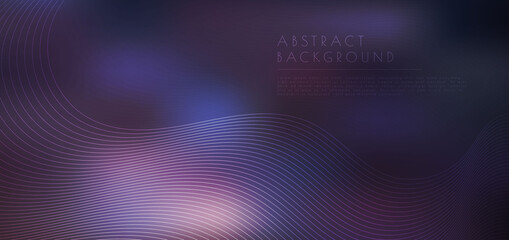 Line wave flow pattern abstract background with space.