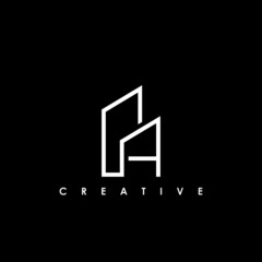 PA Letter Initial Logo Design Template Vector Illustration	
