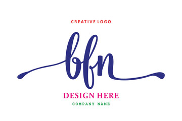The simple BFN typeface logo is easy to understand and authoritative