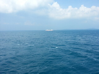 Obraz premium yacht in the sea