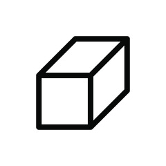 box icon on white background