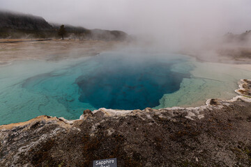 geyser in park national park