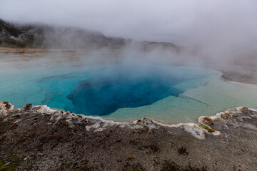 geyser in park national park