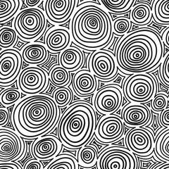 geometric pattern with circles in vector.