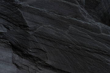 Dark grey black slate background or texture.