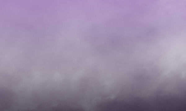 Abstract white smoke on lavender color background