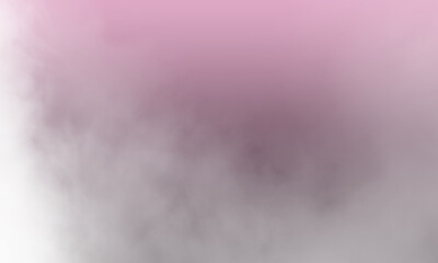 Abstract white smoke on pale lilac color background
