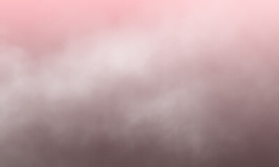 Abstract white smoke on pale pink color background