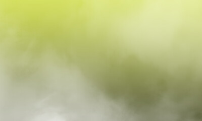 Abstract white smoke on pastel green color background