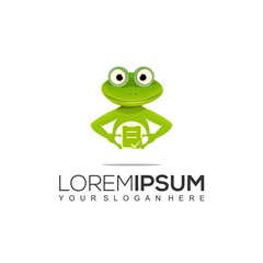 Frog Assessment Logo Design Template