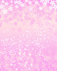 桜模様のバックグラウンド