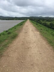 Natural Road on Dam