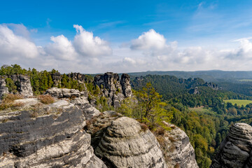 Nationalpark sächsische Schweiz im Freistaat Sachsen, Deutschland