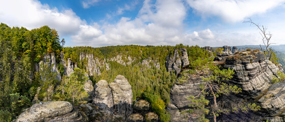 Nationalpark sächsische Schweiz im Freistaat Sachsen, Deutschland