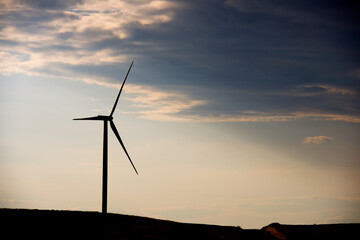 Fototapeta na wymiar Renewable wind energy concept