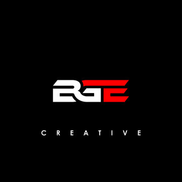 BGE Letter Initial Logo Design Template Vector Illustration	
