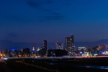 Fototapeta na wymiar 夜景の札幌