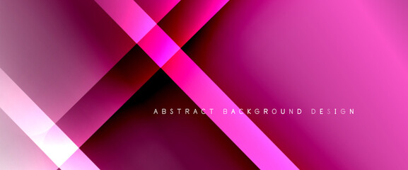 Fototapeta premium Fluid gradients with dynamic diagonal lines abstract background. Bright colors with dynamic light and shadow effects. Vector wallpaper or poster