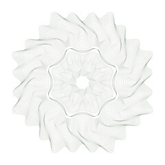 Design elements. Guilloche elements for make diploma or certificate.