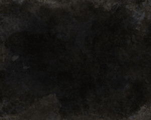 Elegant black background vector illustration with vintage distressed grunge texture and dark gray charcoal color paint