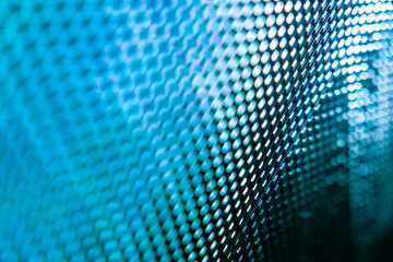 Fototapeta premium CloseUp LED blurred screen. LED soft focus background. abstract background ideal for design.