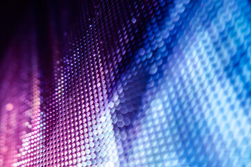 CloseUp LED blurred screen. LED soft focus background. abstract background ideal for design.