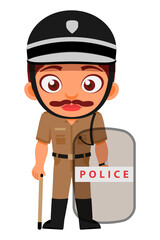 Indian, Man, Police, Indian Police Service,