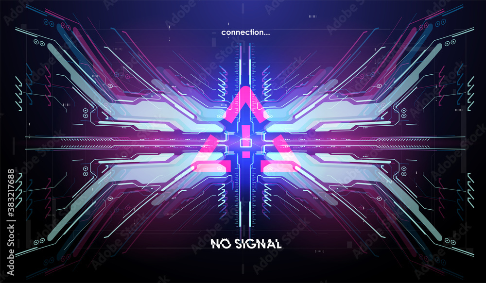 Poster futuristic modern hud interface screen design. abstract futuristic ui background. abstract vector ba