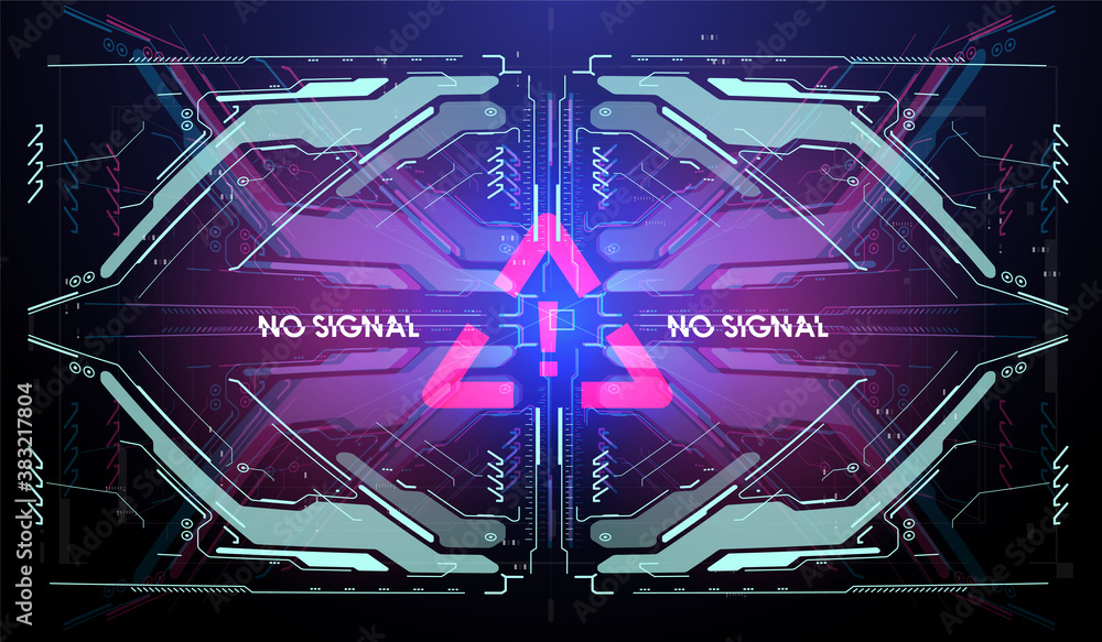 Poster futuristic modern hud interface screen design. abstract futuristic ui background. abstract vector ba