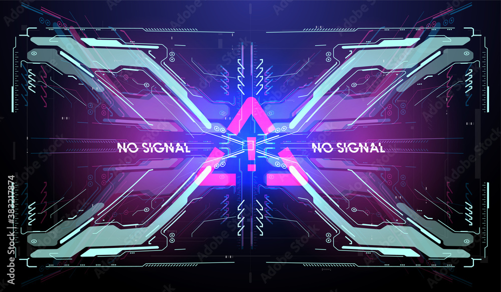 Poster futuristic modern hud interface screen design. abstract futuristic ui background. abstract vector ba
