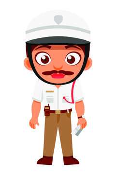 indian policeman clip art