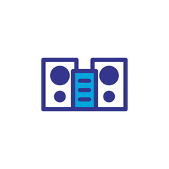 home theater icon vector design trendy