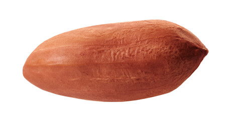 raw peanuts close-up with clipping path