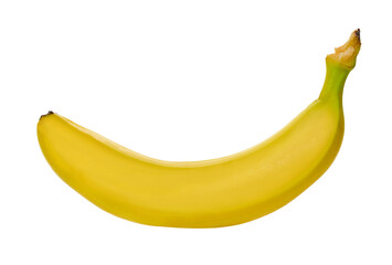 banana on a white isolated background